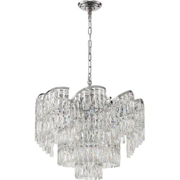 Люстра подвесная хрустальная 2176/09/12P Stilfort, серия Sapparo
