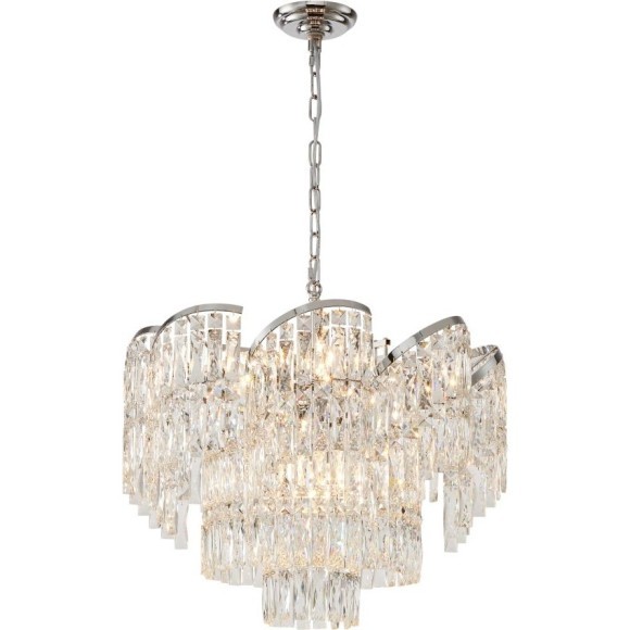 Люстра подвесная хрустальная 2176/09/12P Stilfort, серия Sapparo