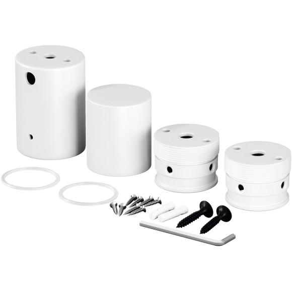 Набор для вертикального накладного монтажа Nemo D25 белый 20313