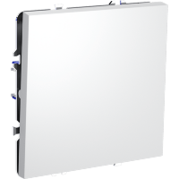 VLS010502 Перекрестный переключатель встраиваемый одноклавишный 10 ампер (2200 Ватт) белого матового цвета VOLTUM S70 (белый матовый)