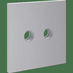 VLS001616 Накладка для розетки телевизионной оконечной TV+SAT (Телевизионный + Спутниковый) серого цвета VOLTUM S70 (серый)