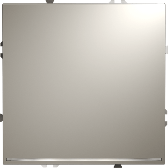 VLS010203 Выключатель встраиваемый одноклавишный с подсветкой. Корпус кашемирового цвета 10А (2200 Ватт) VOLTUM S70 (кашемир)