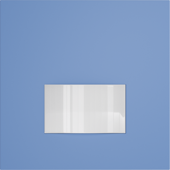 VLS002215 Накладка для датчика движения встраиваемого синего джинсового цвета. Расстояние до 9 м, угол до 120°, мощность 500 Ватт VOLTUM S70 (деним)