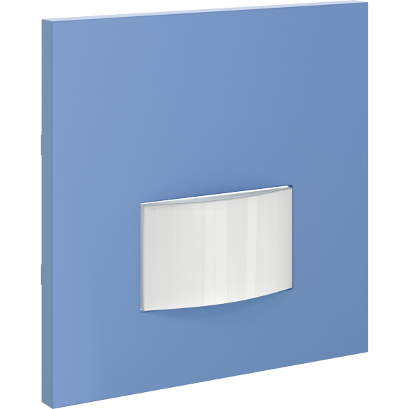 VLS002215 Накладка для датчика движения встраиваемого синего джинсового цвета. Расстояние до 9 м, угол до 120°, мощность 500 Ватт VOLTUM S70 (деним)