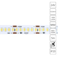 A2424010-03-6K Светодиодная лента 24В 19,2Вт/м 1800Лм/м 6000К CRI 90+ 10мм SMD2835 240шт/м 5м IP20