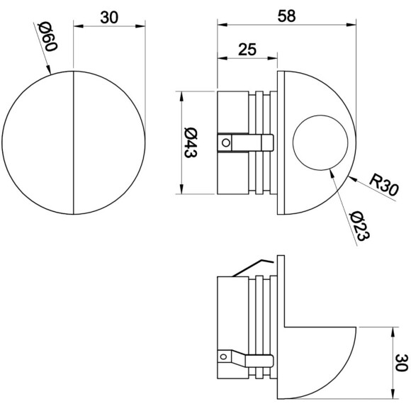 Уличный настенный светильник Outdoor O033WL-L3W3K Уличный настенный светильник Outdoor O033WL-L3W3K