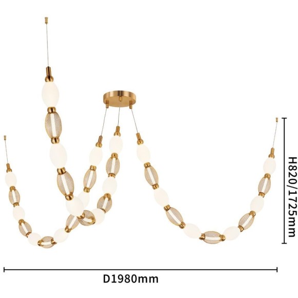 Подвесной светильник Perler 4559-3PC