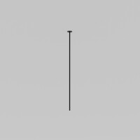 Maytoni ARITY TRX234-V-1B Шинопровод с резьбой, вертикальный черный круглый, высота 103 см, диаметр 1.3 см