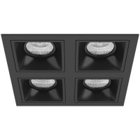 Встраиваемый светильник Lightstar D54707070707 Domino под лампы 4xGU5.3 200W