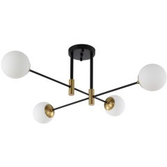 Светильник потолочный Crystal Lux FIDEL PL4 BLACK