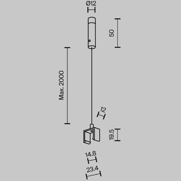 Комплектующие для трековой системы Technical TRA239SW-2B