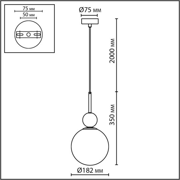 Подвесной светильник IP20 E14 40W 220-240V LOLLA 4359/1A Подвесной светильник IP20 E14 40W 220-240V LOLLA 4359/1A