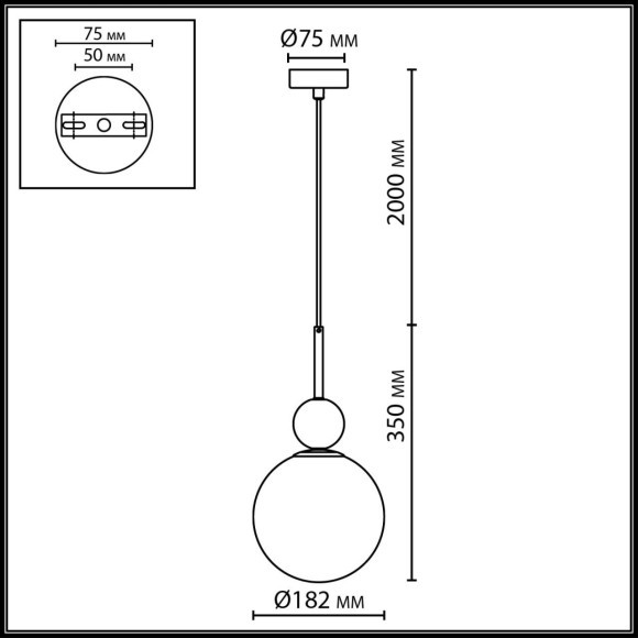 Подвесной светильник IP20 E14 40W 220-240V LOLLA 4359/1A Подвесной светильник IP20 E14 40W 220-240V LOLLA 4359/1A