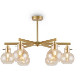 Люстра на штанге Freya FR5183PL-06G Circle под лампы 6xE14 60W