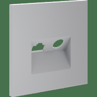 VLS002716 Накладка для розетки TV+RJ45 (CAT5-CAT6 + RG6 или РК 75-4,8-31 серого цвета VOLTUM S70 (серый)