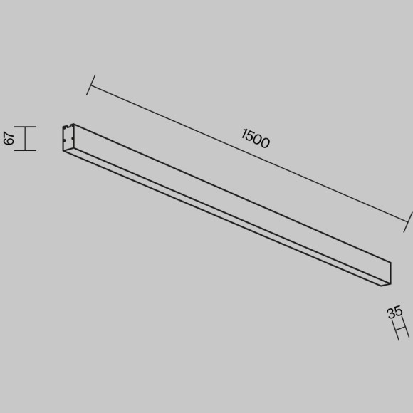 Линейный светильник Technical LL311037