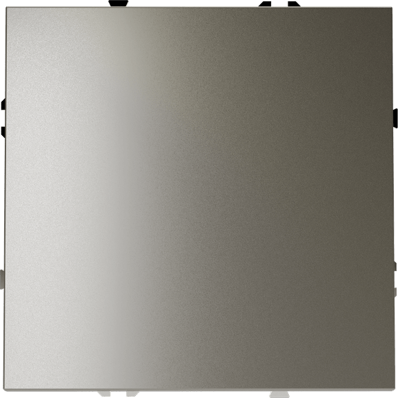 VLS010604 Выключатель с самовозвратом встраиваемый одноклавишный на 10 ампер (2200 Ватт) шелкового цвета VOLTUM S70 (шелк)