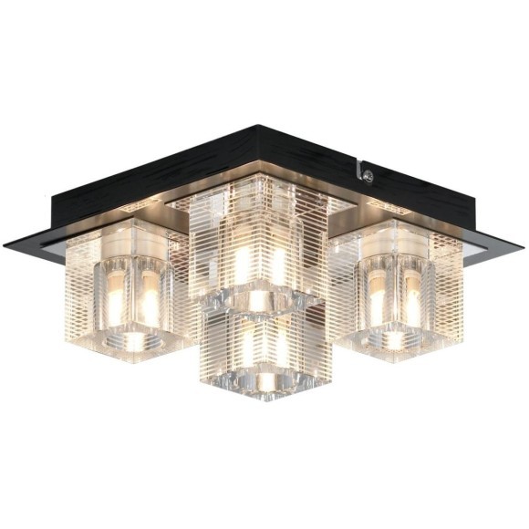 Люстра потолочная Lussole GRLSF-1307-04 NOTTE DI LUNA IP21 под лампы 4xG9 20W