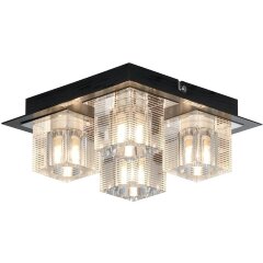 Люстра потолочная Lussole GRLSF-1307-04 NOTTE DI LUNA IP21 под лампы 4xG9 20W