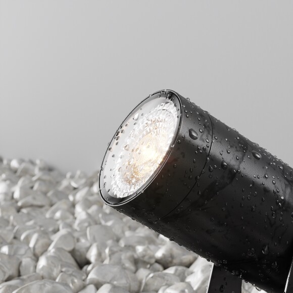 Уличный грунтовый светильник на колышке Maytoni Scope O025FL-01B лампа GU10 макс. 12Вт, IP65, матовый чёрный металл, садово-парковый классический фонарь для участка и сада Уличный грунтовый светильник на колышке Maytoni Scope O025FL-01B лампа GU10 макс. 12Вт, IP65, матовый чёрный металл, садово-парковый классический фонарь для участка и сада