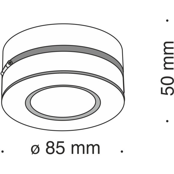 Накладной потолочный светильник Maytoni C022CL-L7B Magic светодиодный LED 7W