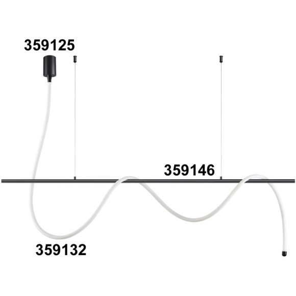 Однофазный трековый светодиодный светильник Novotech RAMO 359132 3800лм 38Вт