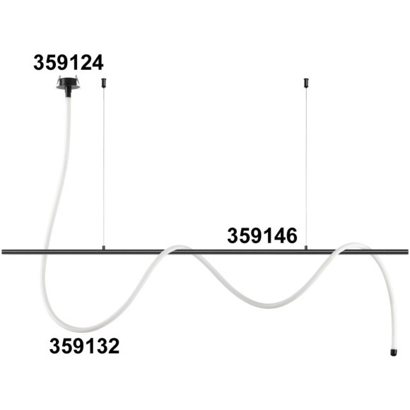 Однофазный трековый светодиодный светильник Novotech RAMO 359132 3800лм 38Вт
