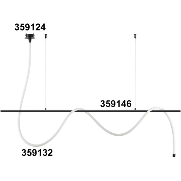 Однофазный трековый светодиодный светильник Novotech RAMO 359132 3800лм 38Вт