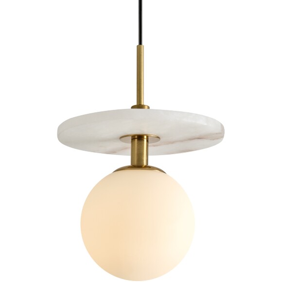 Freya Cave FR5631PL-01BS Подвесной светильник-шар под сменную лампу G9, диаметр 120мм, современный минимализм, интерьерный светильник для кухни и гостиной