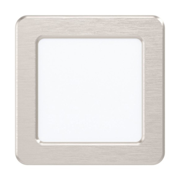 99167 Светодиодный встраиваемый светильник FUEVA 5, 5,5W (LED), 117х117, ET26, 650lm, 3000K, сталь, никель 99167 Светодиодный встраиваемый светильник FUEVA 5, 5,5W (LED), 117х117, ET26, 650lm, 3000K, сталь, никель