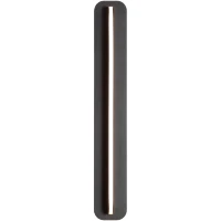 Favourite Minimus 4823-1W Черный светодиодный уличный фасадный плоский настенный светильник в стиле современный минимализм LED 25Вт 3000K 750лм CRI90 IP65 220В размеры D90xW100xH670мм