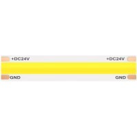 Светодиодная лента 24В COB 12Вт/м 4000K 5м IP20
