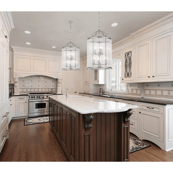 Подвесная люстра Lumina Deco Boston LDP 1235-6 CHR