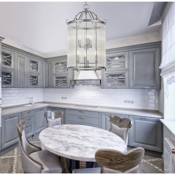 Подвесная люстра Lumina Deco Boston LDP 1235-6 CHR