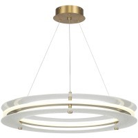 SL6245.203.01 Светильник подвесной ST-Luce золотистый/Прозрачный LED 1*40W 4000K FAGY