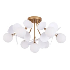 Потолочная люстра Arte Lamp PEACOCK A1369PL-7SG Потолочная люстра Arte Lamp PEACOCK A1369PL-7SG