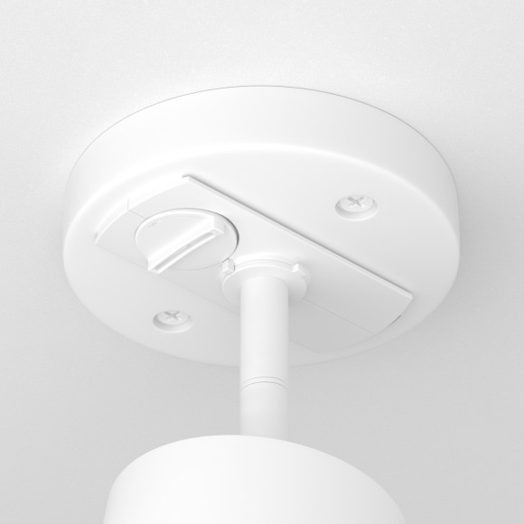 Основание для отдельного монтажа любого однофазного трек. светильника Maytoni TRA010-1-BS-W