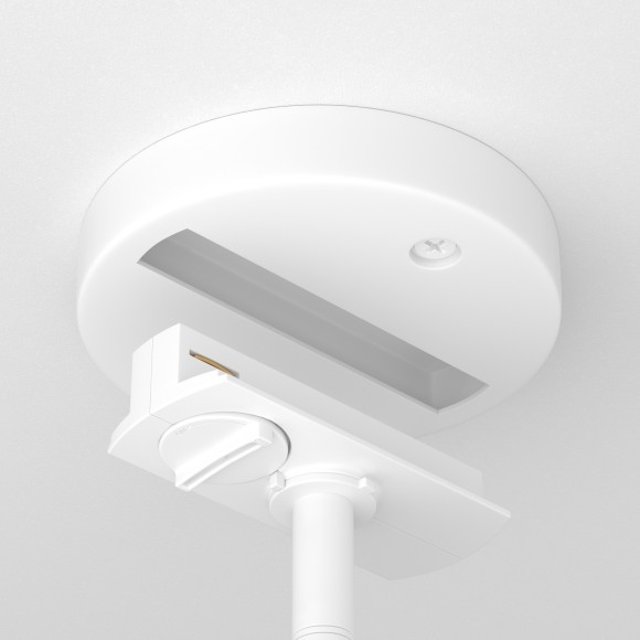 Основание для отдельного монтажа любого однофазного трек. светильника Maytoni TRA010-1-BS-W