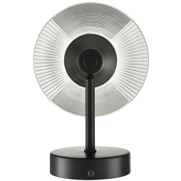 6595/1W MODERNI LN24 черный/прозрачный, металл/стекло Бра E27 1*60W 220V CORNE