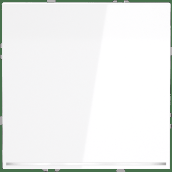 VLS010201 Выключатель встраиваемый одноклавишный с подсветкой. Корпус белого глянцевого цвета 10А (2200 Ватт) VOLTUM S70 (белый глянцевый)