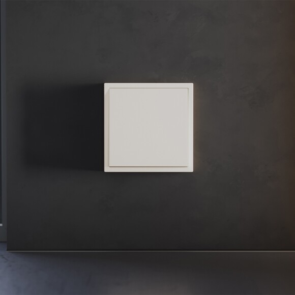 VLS000113 Клавиша для выключателя и переключателя одноклавишного бежевого цвета VOLTUM S70 (хлопок)