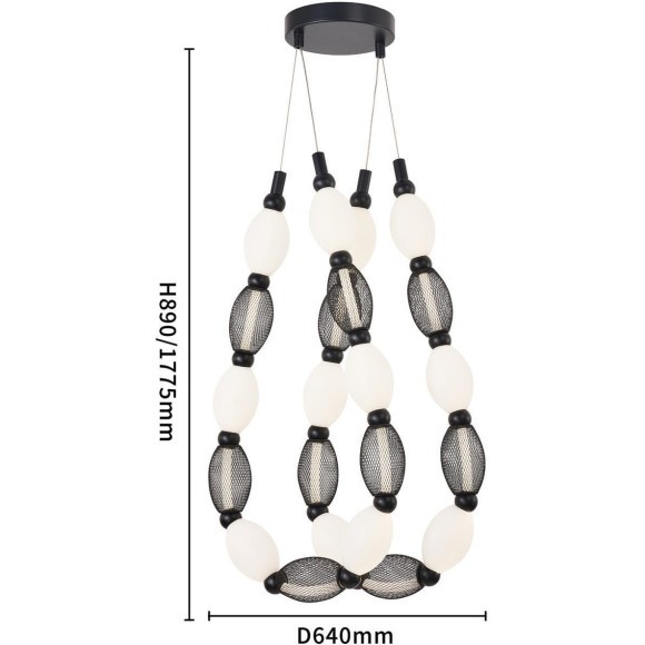 Подвесной светильник Perler 4560-2PC