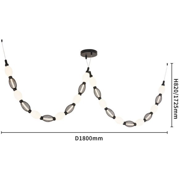 Подвесной светильник Perler 4560-2PC