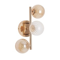 Настенный светильник Arte Lamp ETEREO A5261AP-3GO Настенный светильник Arte Lamp ETEREO A5261AP-3GO