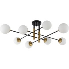 Светильник потолочный Crystal Lux FIDEL PL8 BLACK Светильник потолочный Crystal Lux FIDEL PL8 BLACK