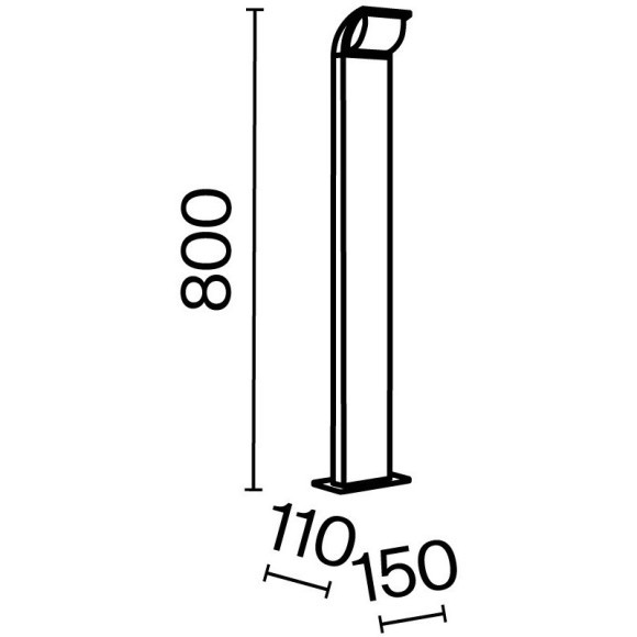 Ландшафтный светильник Outdoor O446FL-L7GF3K
