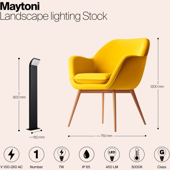 Ландшафтный светильник Outdoor O446FL-L7GF3K