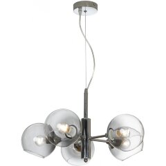 Люстра подвесная Lussole LSP-8372CH GRESHAM IP21 под лампы 5xE14 200W