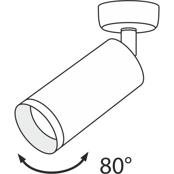 Потолочный светильник Technical C017CW-01CH