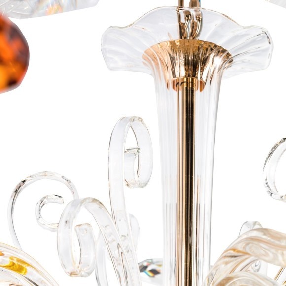 Люстра Crystal Lux CATARINA SP12+6 V2 GOLD/TRANSPARENT-COGNAC 1361/318 Люстра Crystal Lux CATARINA SP12+6 V2 GOLD/TRANSPARENT-COGNAC 1361/318